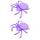 2Pièces Plateau De Présentation Violet ABS Usage 6