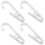 20Pcs Plastic Clothes Clamps White Multi-Function Clips for Home 2