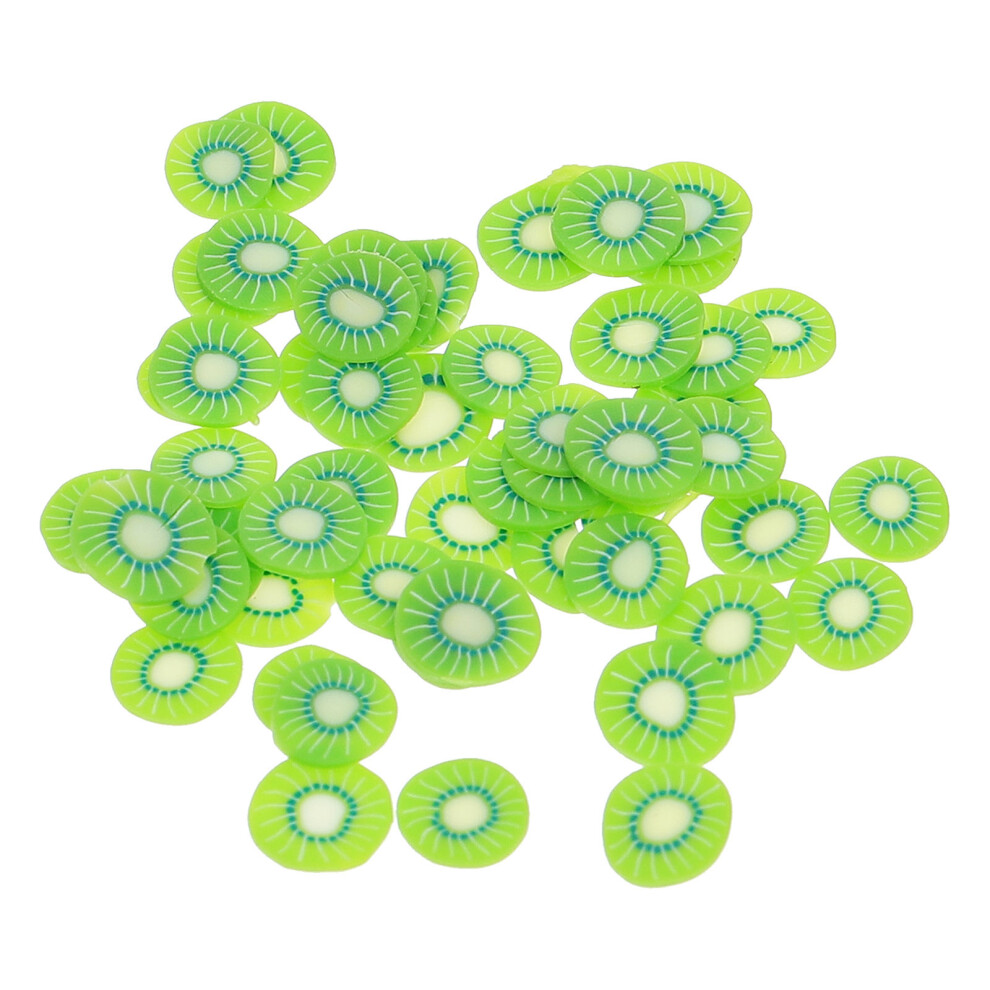 Solustre 2 Count Nail Art Patch Fingernail Decoration Fruit Pattern Manicures