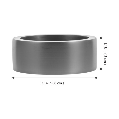 3Pcs Graphite Round Ingot Molds for Metal Casting Workshop 2