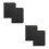 2Pcs Reusable Black Menu Book Clear PVC Cover for Restaurant Dining 4