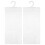 2 Pcs Placard Storage Bag Plastic Holder For Handicap Placard 1