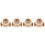 4Sets Khaki Hamster Roller Wheel Quiet Exercise Toy for Small Pets 4