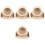 4Sets Khaki Hamster Roller Wheel Quiet Exercise Toy for Small Pets 3