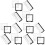 24Pcs Floating Jewelry Storage Box Assorted Color ABS Pe Display Stand 4