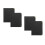 2Pcs Reusable Black Menu Book Clear PVC Cover for Restaurant Dining 8