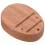 2Pcs Light Brown Kalimba Base Solid Wood Thumb Piano Replacement Tool 3