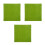 3Pcs Realistic Fake Green Artificial Grass Rug for Models 3