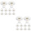 20Pcs Golden Silicone Earring Backs for Studs Secure Locking Stoppers 5