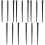 15Pcs Black Dual-Use Eyeliner and Eyebrow Brush Makeup Tool Kit 5