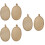 6Pcs Coffee Loofah Back Scrubber Exfoliating Bath Body 6