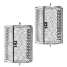 4 Pcs Stainless Steel Grill Cages For Fries And Roasting