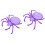 2Pièces Plateau De Présentation Violet ABS Usage 5