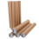 20Pcs Reusable Khaki Mailing Tubes for Posters, Drawings and Drafting 2