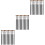 30Pièces Brosse Sourcils Mini Nylon Noir Bois Confortable 4