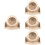 4Sets Khaki Hamster Roller Wheel Quiet Exercise Toy for Small Pets 5