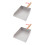 2Pcs Portable Flat Dustpan and Mini Broom Set for Home and Workshop 5
