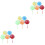 15Pcs Kids Retractable Nets Assorted Colors Lightweight Portable 4