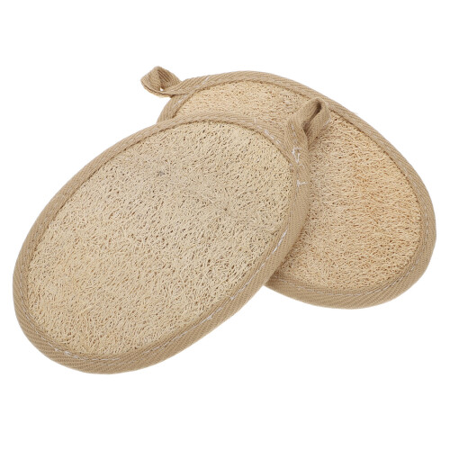 6Pcs Coffee Loofah Back Scrubber Exfoliating Bath Body 1