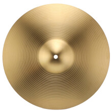 12 Inch Brass Crash Cymbal Set with Traditional Sound for Drum Kit Practice and Performance