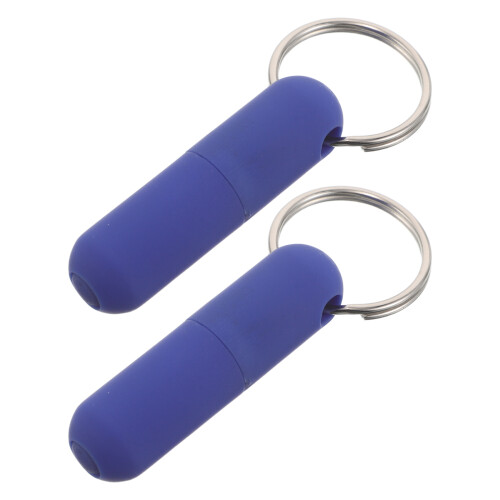 4Pcs Compact Blue Metal Cigar Punch Cutter Portable Hole Opening Tool 2