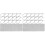 2Ensembles Clôture Jardin Plastique Filet Multiusage Décorative 4