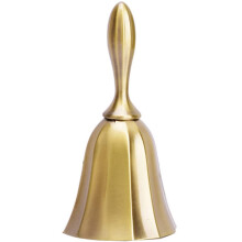 Brass Hand Bell with Clear Resonant Sound for Wedding, Dinner, Elderly Care and Table Service