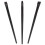 15Pcs Black Dual-Use Eyeliner and Eyebrow Brush Makeup Tool Kit 2