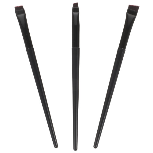 15Pcs Black Dual-Use Eyeliner and Eyebrow Brush Makeup Tool Kit 1