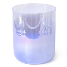 6 Inch B Note Crystal Singing Bowl 440Hz Clear Quartz Sound Healing Bowl for Meditation and Therapy