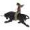 2 Sets Simulation Western Cowboy Bull Model Children Static Toy 9