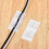 100Pcs White PP Wire Clips Self-Adhesive Desktop Cord Organizer Kit 9