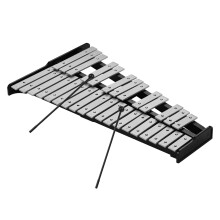 32 Note Glockenspiel Xylophone for Beginners with Mallets and Bag, Aluminum Bars for Home and Classroom