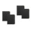 2Pcs Reusable Black Menu Book Clear PVC Cover for Restaurant Dining 6