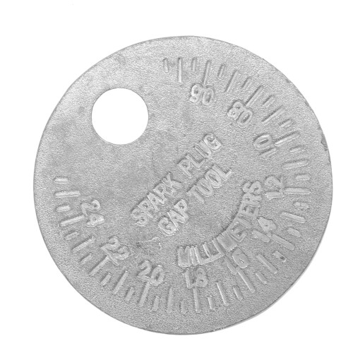 2Pièces Jauge D'écart Bougie Allumage Argent Durable Mesure Précise 1