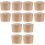 12Pcs Light Brown Wooden Pot Lid Knobs Replacement Handles Easy Grip 3