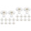 20Pcs Golden Silicone Earring Backs for Studs Secure Locking Stoppers 3