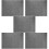 5Pcs Practical Grey Felt Mat Protects Desk Ink Water for Calligraphy 8