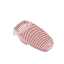 Washboard with Soap Holder Laundry Scrubbing Home Cleaning Pink