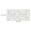 100Pcs White PP Wire Clips Self-Adhesive Desktop Cord Organizer Kit 8