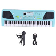 61 Key Electronic Keyboard Piano with 16 Tones, 10 Rhythms, Dual Speakers and LED Display