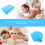 20Pcs Waterproof Disposable Bedsheets Blue Non-Woven Salon Covers 4