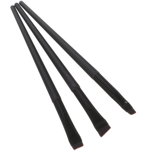 15Pcs Black Dual-Use Eyeliner and Eyebrow Brush Makeup Tool Kit 2