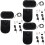 3Sets DIY Shoulder Bag Accessories Black PU Backpack Making Supplies 6