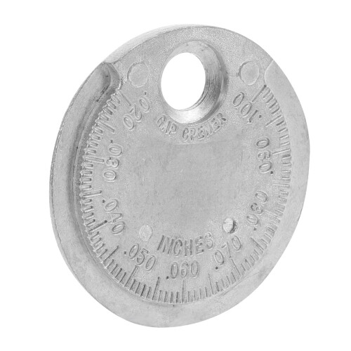 2Pièces Jauge D'écart Bougie Allumage Argent Durable Mesure Précise 2