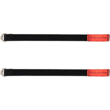 2Pcs Emergency Car Door Escape Strap with Easy Pull Operation for Universal Vehicle Safety Black