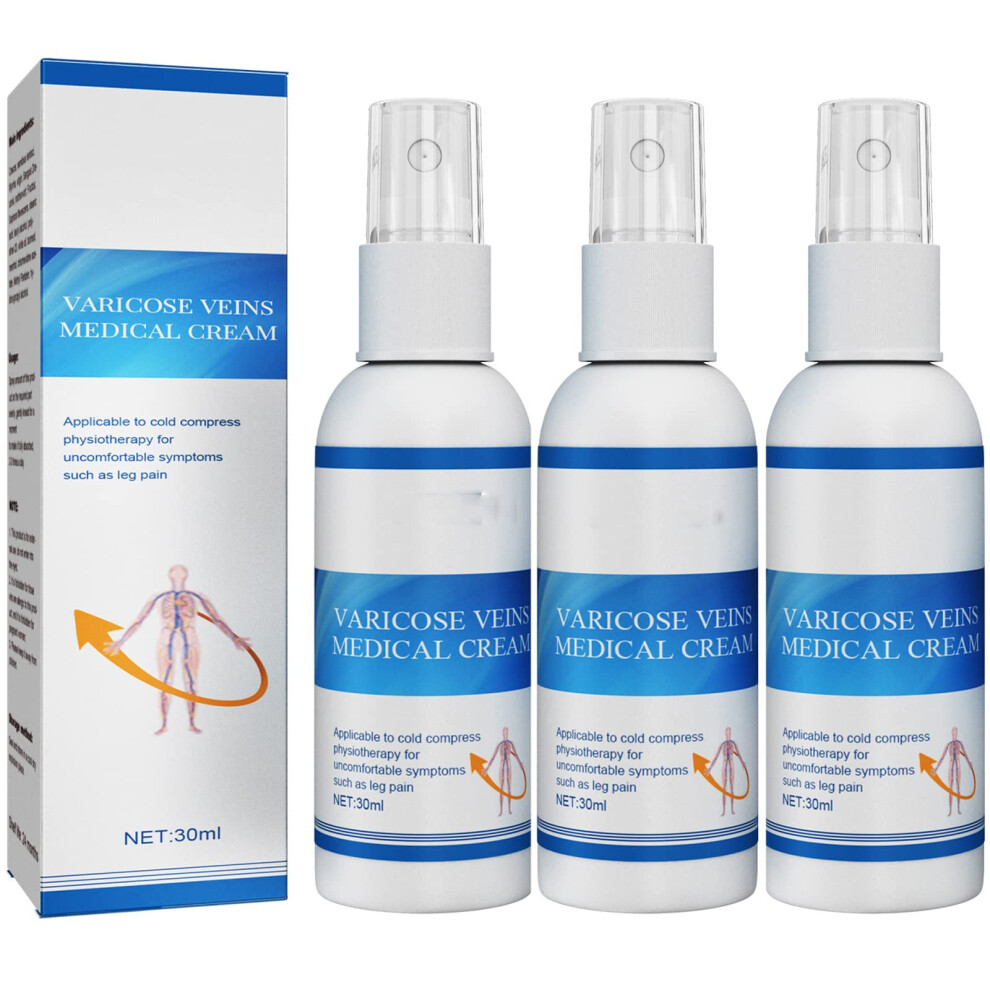 Varicose Vein Spray for Legs Relief and Hydration, 6PCS Spider Vein Treatment 90ML