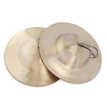Traditional Chinese Copper Cymbals 28cm Pair, Hand Hammered B20 Bronze with Authentic China Effect Tone