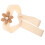 4Pièces Attaches Rideaux Fleurs Coton Décor Multi Usage Maison 2