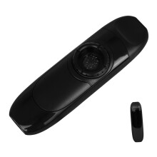 Musical Kazoo with Adjustable Tone Control, Smooth Easy Play Black Adult Kazoo for Beginners